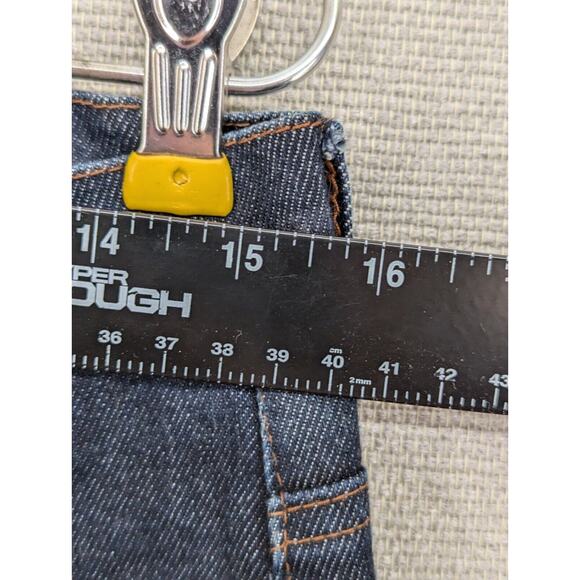 Calvin Klein Blue Jeans Size 8 Straight Leg Stretch -0125G200 - Picture 3 of 7